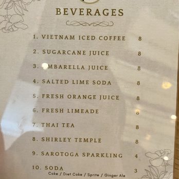 An Nam - Beverage menu - Vietnamese Near Me - Somerville, Massachusetts An Nam - Beverage menu - Vietnamese Near Me - Somerville, Massachusetts