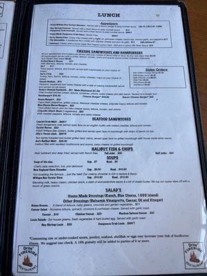 Menu photo 2 Oros Fireside Restaurant Cannon Beach, OR