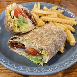 Station 61 Family - Turkey Bacon wrap with fries