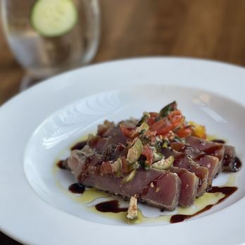 Owen's Bistro - a plate of food on a table - New American Near Me - Chino, California