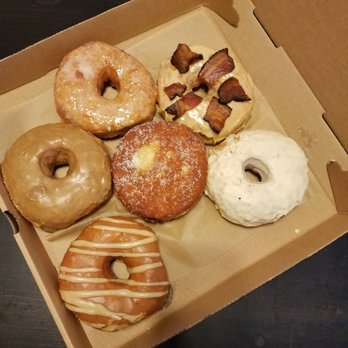 Union Square Donuts - Vietnamese Coffee, Glazed, Maple Bacon, Pumpkin Glaze, Raspberry filling, and Vanilla Bean Donuts - Donuts Near Me - Brookline, Massachusetts Union Square Donuts - Vietnamese Coffee, Glazed, Maple Bacon, Pumpkin Glaze, Raspberry filling, and Vanilla Bean Donuts - Donuts Near Me - Brookline, Massachusetts