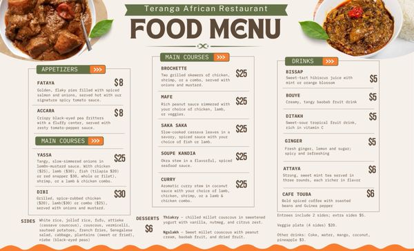Teranga African Restaurant by null