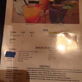 E'Njoni Cafe - Drinks menu - Ethiopian Near Me - Portland, Oregon E'Njoni Cafe - Drinks menu - Ethiopian Near Me - Portland, Oregon