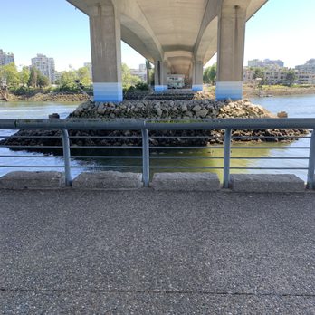 A False Creek - Under the Cambie Bridge, looking southward. - Public Art Near Me - Vancouver, British Columbia