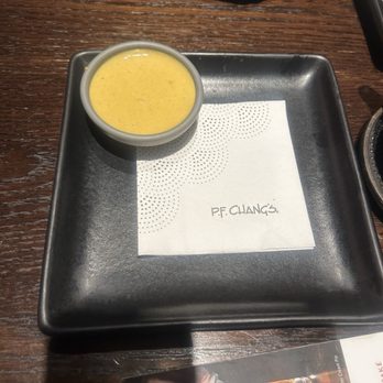 P.F. Chang's - Chili saucce plate - Chinese Near Me - Riverside, California