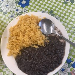 Taqueria Y Panaderia La Calentana - Rice and beans- YUM!!