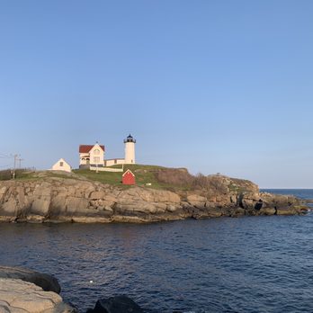 Nubble Lighthouse - View from a distance - Landmarks & Historical Buildings Near Me - York, Maine