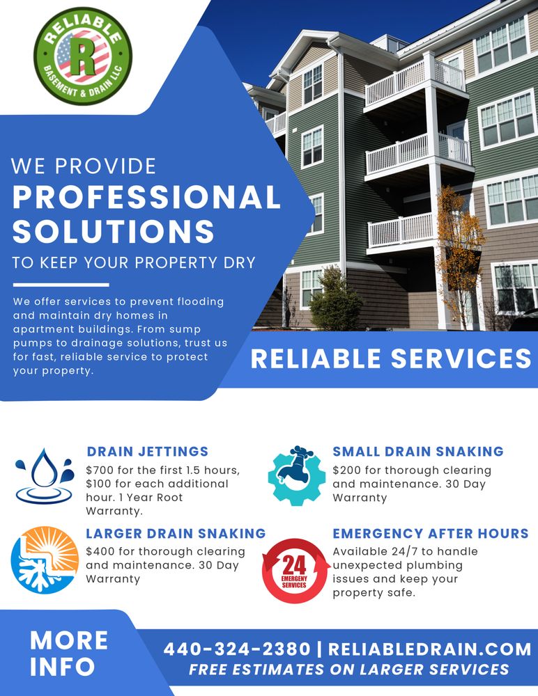 Slide of Reliable Basement & Drain