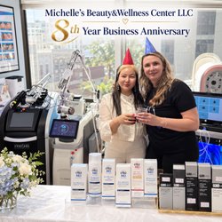 Michelle’s Beauty & Wellness Center - Thanks for join our 8th Year business anniversary Anniversary Gift: All clients who attended our celebration receive a $75 credits.