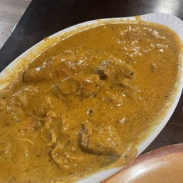 Korma chicken tasted reheated