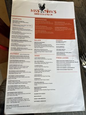 Menu photo 1 Miss Toya's Southern Kitchen Gaithersburg, MD Menu photo 1 Miss Toya's Southern Kitchen Gaithersburg, MD