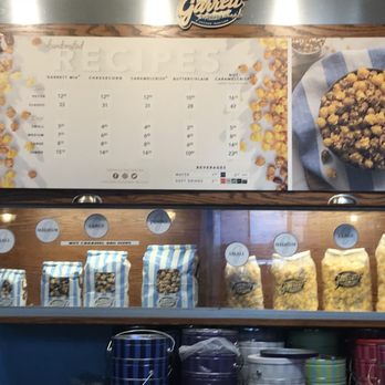 Garrett Popcorn Shops - Menu and bag sizes - Popcorn Shops Near Me - Chicago, Illinois Garrett Popcorn Shops - Menu and bag sizes - Popcorn Shops Near Me - Chicago, Illinois
