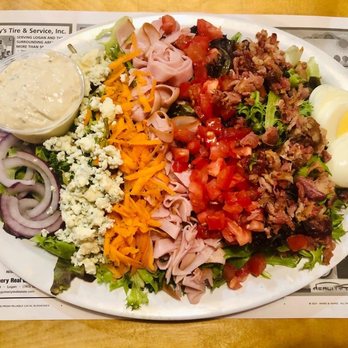 Hocking Hills Diner - Cobb salad with homemade Caesar dressing on the side - Diners Near Me - Logan, Ohio Hocking Hills Diner - Cobb salad with homemade Caesar dressing on the side - Diners Near Me - Logan, Ohio