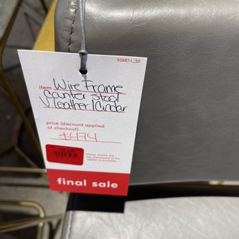 West Elm Outlet - Price for a counter stool vs online. The difference is not by much when you calculate the discount. - Furniture Stores Near Me - Vacaville, California West Elm Outlet - Price for a counter stool vs online. The difference is not by much when you calculate the discount. - Furniture Stores Near Me - Vacaville, California