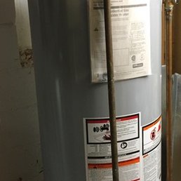 New neatly installed AO Smith 40 Gallon Hot Water heater