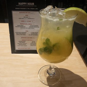 Benihana - Chandler - Just stopped by for happy hour I had the Benihana mojito - Sushi Bars Near Me - Chandler, Arizona