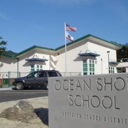Ocean Shore School - Old Ocean Shore School site. Closed at year end 2024-2025. Converted into Pacifica School District administrative offices.