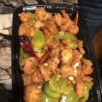 Han Noodle Bar - Spicy diced chicken-wow! Delish! - Chinese Near Me - Rochester, New York