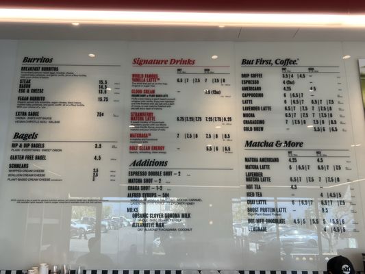 Menu photo 5 Alfred Coffee Porter Ranch, CA