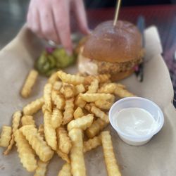 Hopulent - Fried chicken sandwich and yummy fries