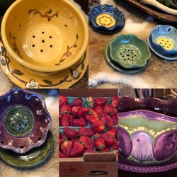 Helen Arts & Heritage Council - Berry Bowls, small colanders, for Berry Season