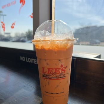 Lee's Sandwiches - Iced Thai Tea - Coffee & Tea Near Me - Gardena, California
