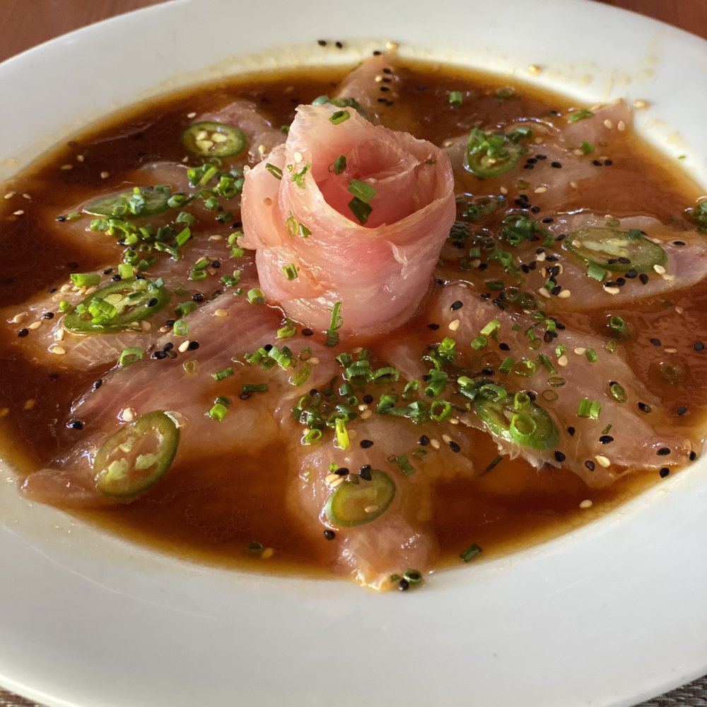 La Casita - La Casita Sushimi plate. (fresh tuna, soy and ponzu sauce, serranos. THE BEST DISH IN ALL OF BAJA! - Sushi Bars Near Me - Los Barriles, BCS La Casita - La Casita Sushimi plate. (fresh tuna, soy and ponzu sauce, serranos. THE BEST DISH IN ALL OF BAJA! - Sushi Bars Near Me - Los Barriles, BCS