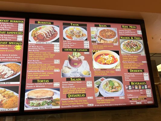 Menu photo 2 La Enchilada Mexican Food Montebello, CA Menu photo 2 La Enchilada Mexican Food Montebello, CA