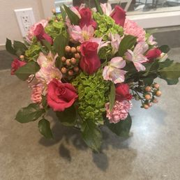 "Pretty Please" flower arrangement. "Pretty Please" flower arrangement.