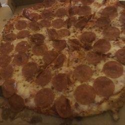 Shaqironi pizza. A little soggy not something I would order again