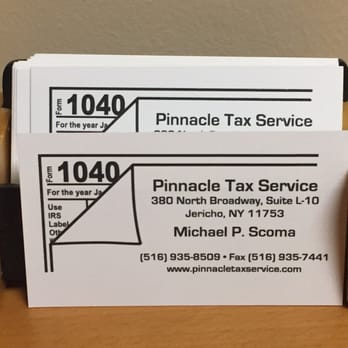Pinnacle Tax Service - Business Cards 2-15-2016 - Tax Services Near Me - Jericho, New York Pinnacle Tax Service - Business Cards 2-15-2016 - Tax Services Near Me - Jericho, New York