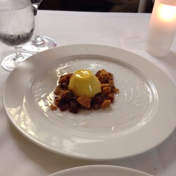 Babbo - Saffron pan a cotta. - Italian Near Me - New York, New York Babbo - Saffron pan a cotta. - Italian Near Me - New York, New York