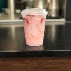 Starbucks - This is the pink drink they made me and I loved it! It's pretty and delicious!