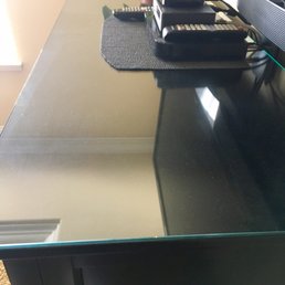 Custom glass top for large dresser Custom glass top for large dresser
