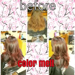 Tucson Hair - Soft red color to spice up your look!!! Hair done by Clarissa