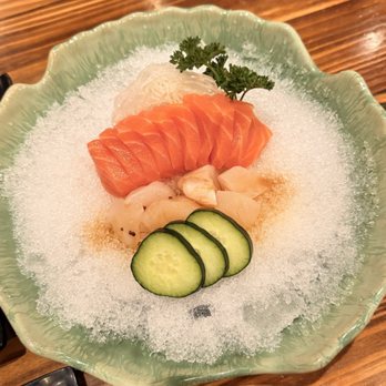 Sushi Masa - Salmon and scallop sashimi - Sushi Bars Near Me - Plano, Texas