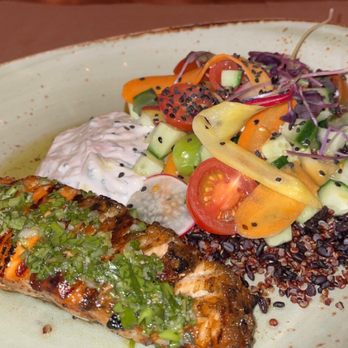 The Beehive - Grilled Salmon* ** - American Near Me - Boston, Massachusetts The Beehive - Grilled Salmon* ** - American Near Me - Boston, Massachusetts