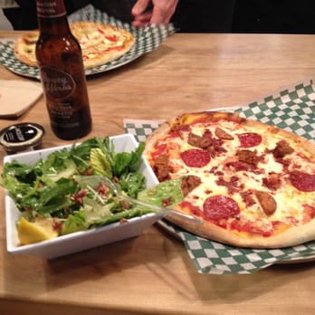 Fiazza Fresh Fired - Meat supreme pizza and Caesar salad - Pizza Near Me - Ottawa, Ontario Fiazza Fresh Fired - Meat supreme pizza and Caesar salad - Pizza Near Me - Ottawa, Ontario