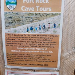 Fort Rock State Park - Cave tours!