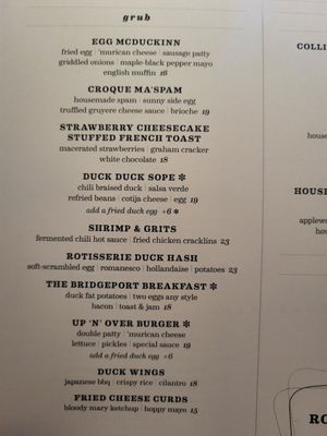 Menu photo 8 The Duck Inn Chicago, IL