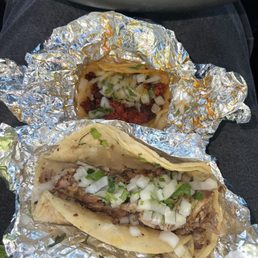 Chorizo and Carnitas Tacos Chorizo and Carnitas Tacos