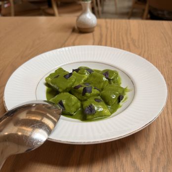 Camaraderie - Pesto gnocchi - New American Near Me - Houston, Texas