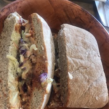 Peace Café - BBQ tempeh sandwich - Vegan Near Me - Honolulu, Hawaii Peace Café - BBQ tempeh sandwich - Vegan Near Me - Honolulu, Hawaii
