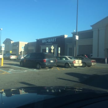 Walmart Supercenter - This is the front of the store. Nothing special just your typical Walmart. Well you could say Walmart people are special. - Grocery Near Me - Elkin, North Carolina