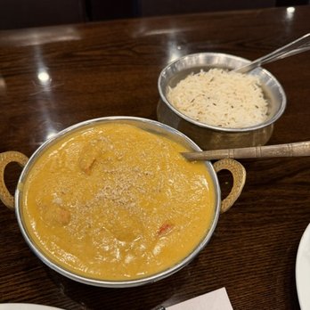 Monsoon Eclectic Modern Indian - Jumbo Shrimp Korma - Indian Near Me - Hampton, Virginia