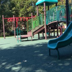 Mission Hills Playground - Play set from a side view