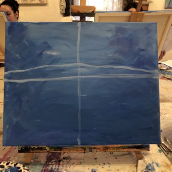 Artful Soul - Creating the background and a blueprint - Art Galleries Near Me - Santa Fe, New Mexico