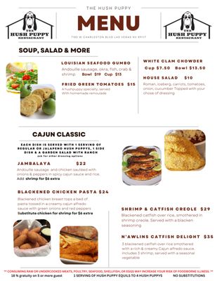 Menu photo 4 The Hush Puppy Las Vegas, NV Menu photo 4 The Hush Puppy Las Vegas, NV