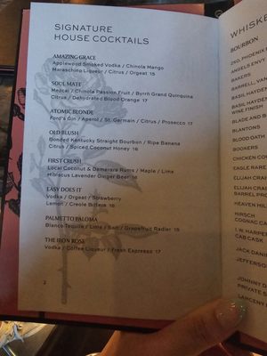 Menu photo 4 Iron Rose Bar & Restaurant Charleston, SC Menu photo 4 Iron Rose Bar & Restaurant Charleston, SC
