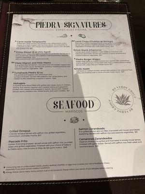 Menu photo 7 Piedra Indianapolis, IN